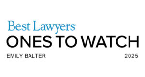 Best Lawyers® Badge - Ones To Watch - Emily Balter (2025)